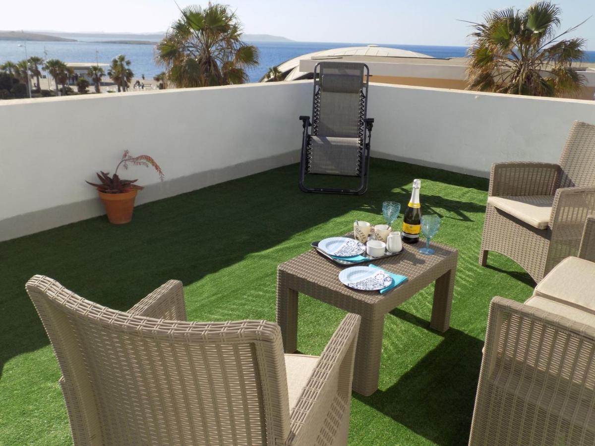 Sunshine Holiday Apartment 8 With Spectacular Seaviews San Pawl il-Baħar Eksteriør bilde