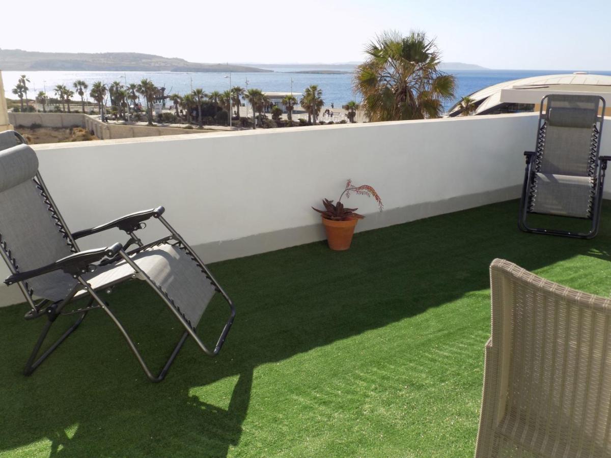 Sunshine Holiday Apartment 8 With Spectacular Seaviews San Pawl il-Baħar Eksteriør bilde