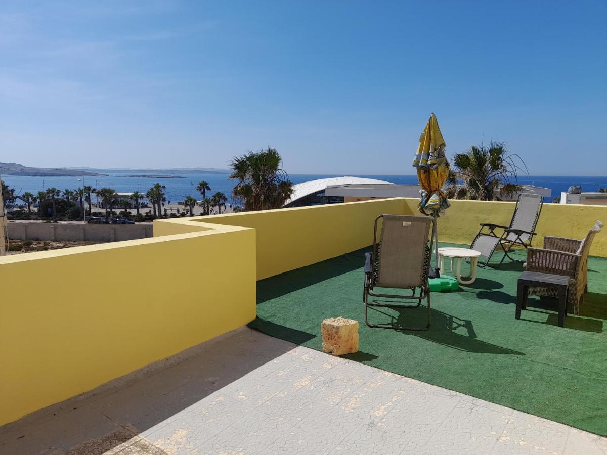 Sunshine Holiday Apartment 8 With Spectacular Seaviews San Pawl il-Baħar Eksteriør bilde